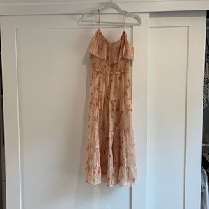 PAIGE Kalani floral print midi dress